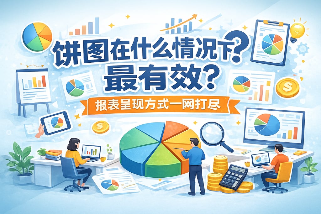 饼图在什么情况下最有效？报表呈现方式一网打尽