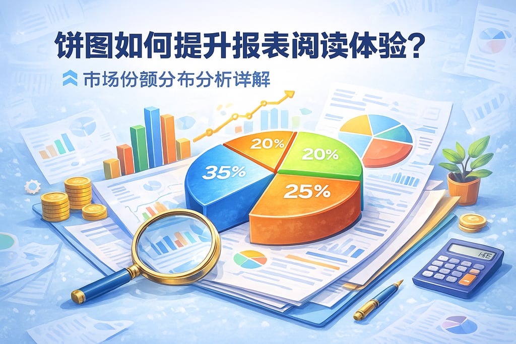 饼图如何提升报表阅读体验？市场份额分布分析详解