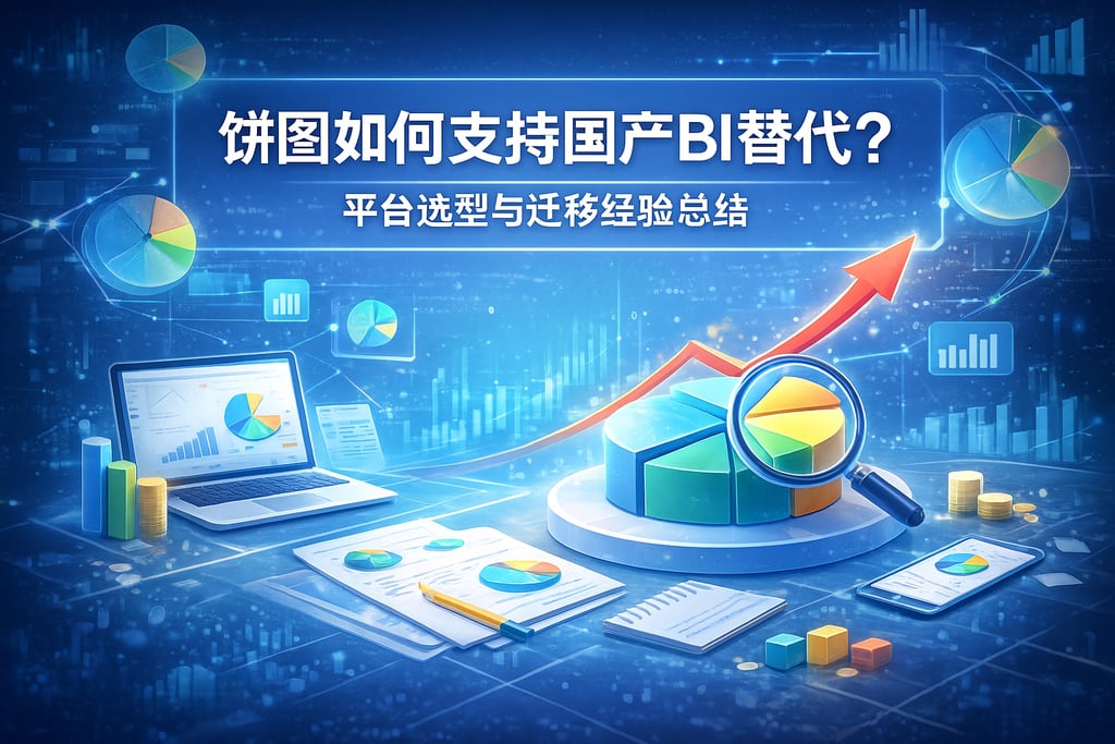 饼图如何支持国产BI替代？平台选型与迁移经验总结