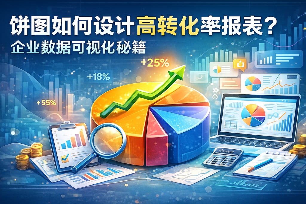 饼图如何设计高转化率报表？企业数据可视化秘籍