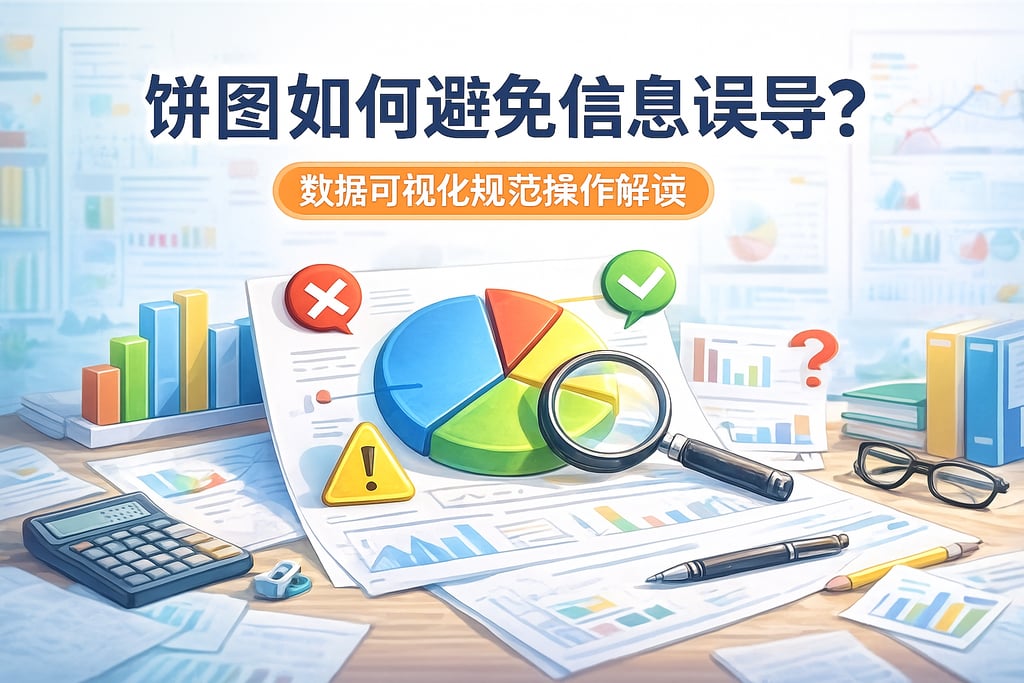 饼图如何避免信息误导？数据可视化规范操作解读