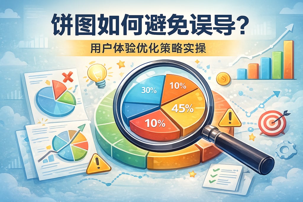 饼图如何避免误导？用户体验优化策略实操