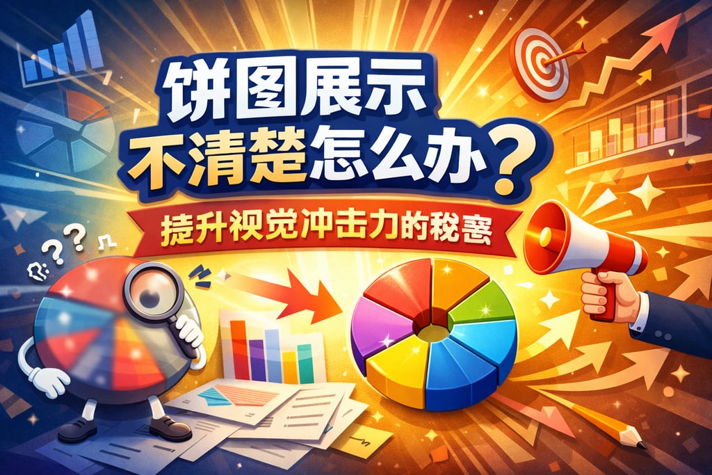 饼图展示不清楚怎么办？提升视觉冲击力的秘密