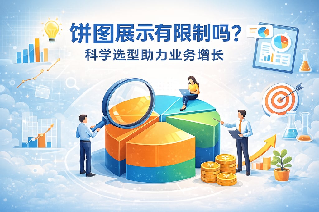 饼图展示有限制吗？科学选型助力业务增长