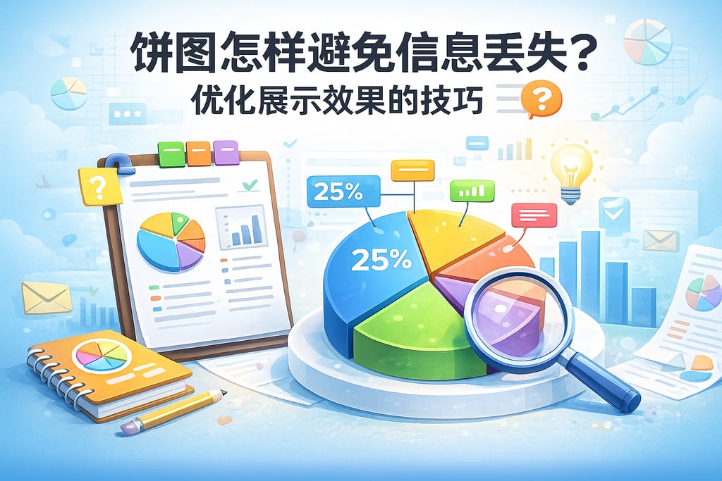 饼图怎样避免信息丢失？优化展示效果的技巧