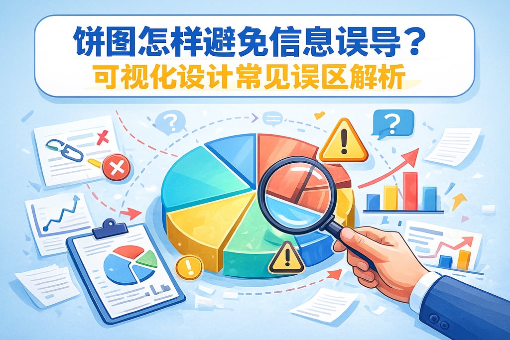 饼图怎样避免信息误导？可视化设计常见误区解析