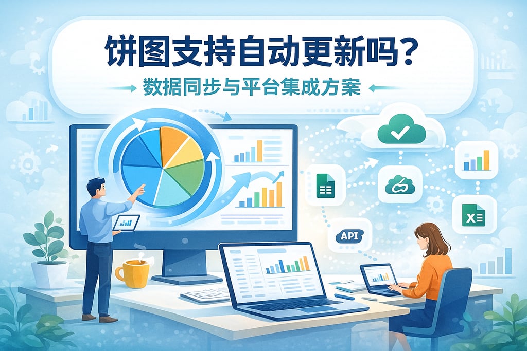饼图支持自动更新吗？数据同步与平台集成方案