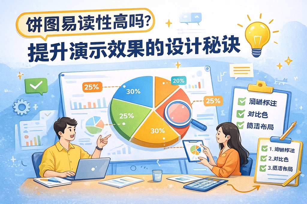 饼图易读性高吗？提升演示效果的设计秘诀