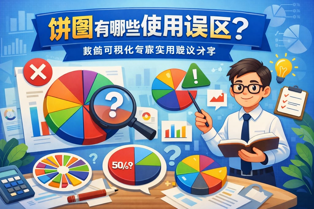 饼图有哪些使用误区？数据可视化专家实用建议分享