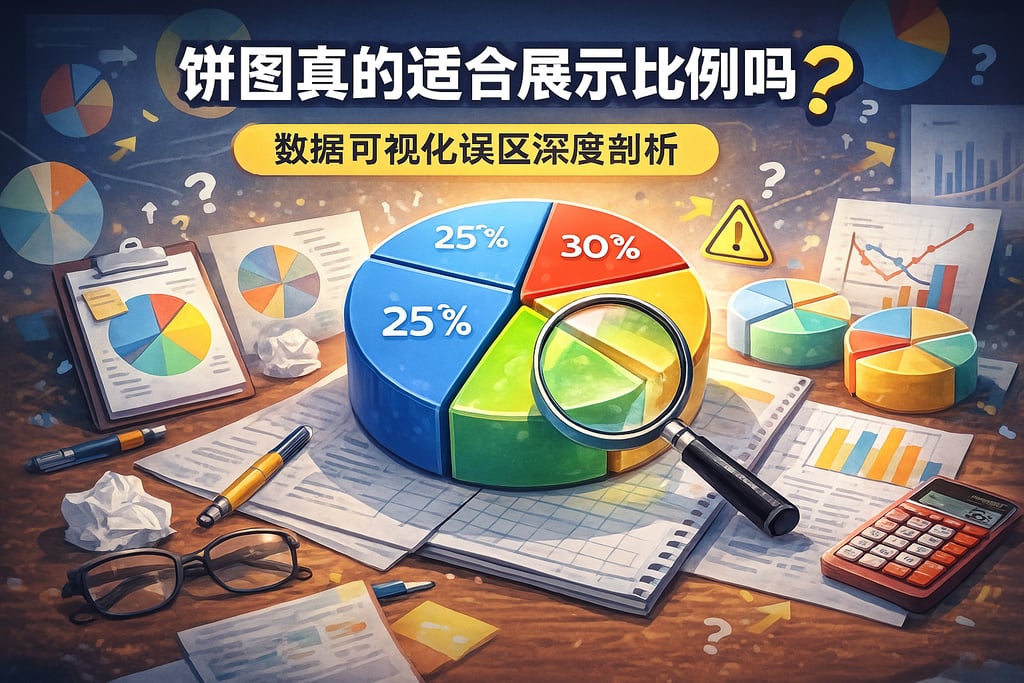 饼图真的适合展示比例吗？数据可视化误区深度剖析