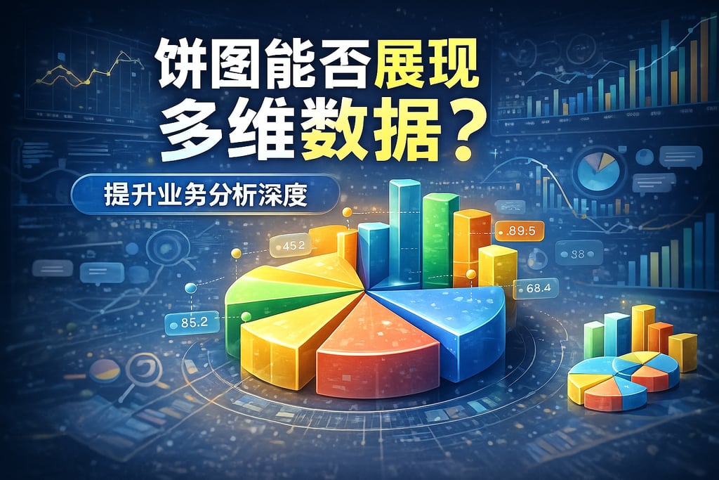饼图能否展现多维数据？提升业务分析深度