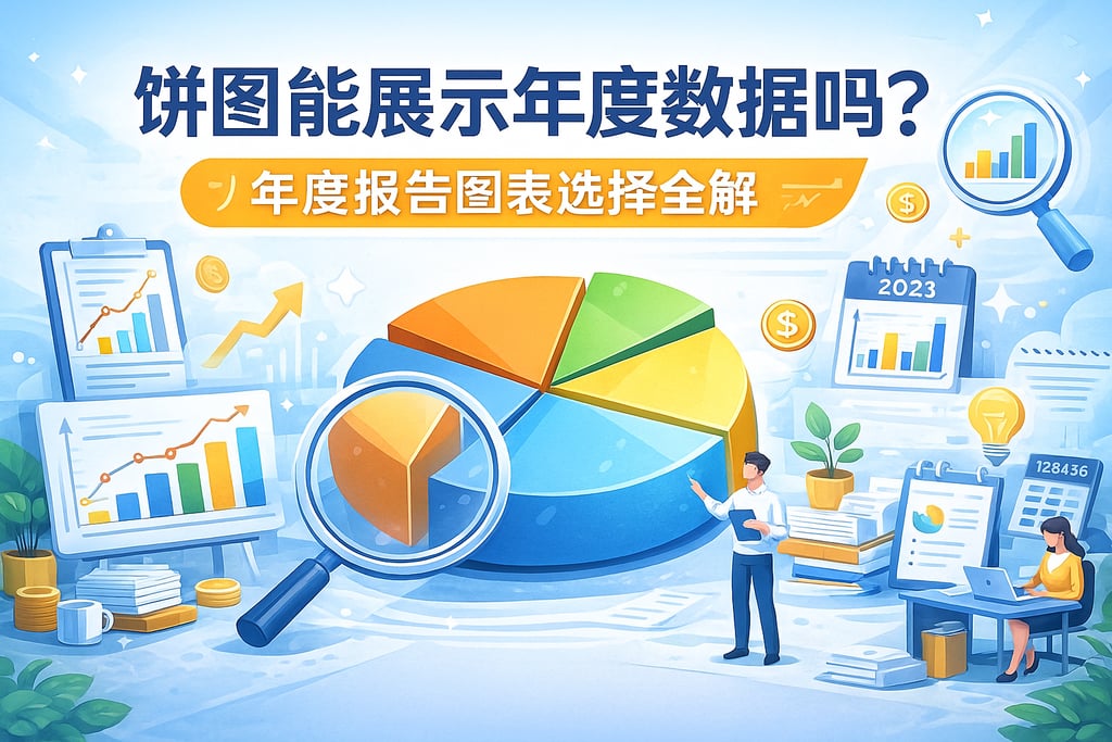饼图能否展示年度数据？年度报告图表选择全解