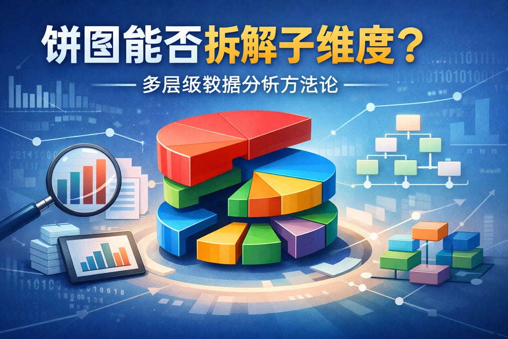 饼图能否拆解子维度？多层级数据分析方法论