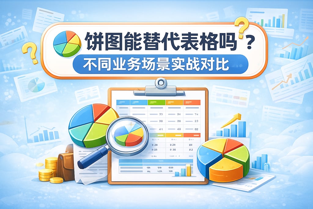 饼图能否替代表格？不同业务场景实战对比