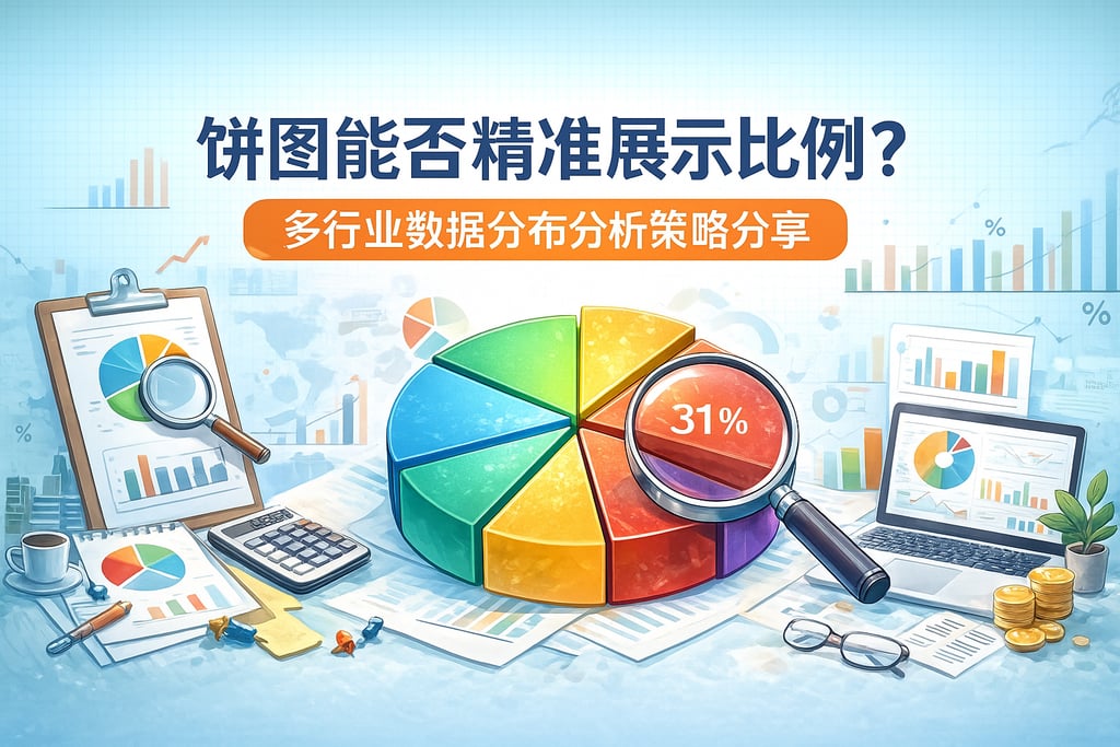 饼图能否精准展示比例？多行业数据分布分析策略分享