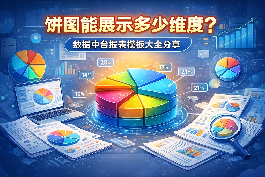 饼图能展示多少维度？数据中台报表模板大全分享