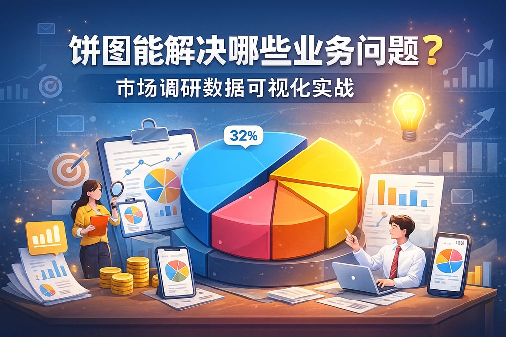 饼图能解决哪些业务问题？市场调研数据可视化实战