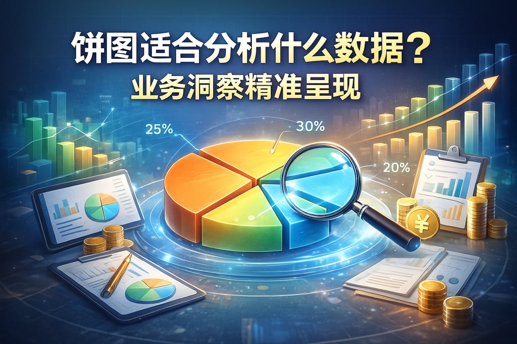 饼图适合分析什么数据？业务洞察精准呈现