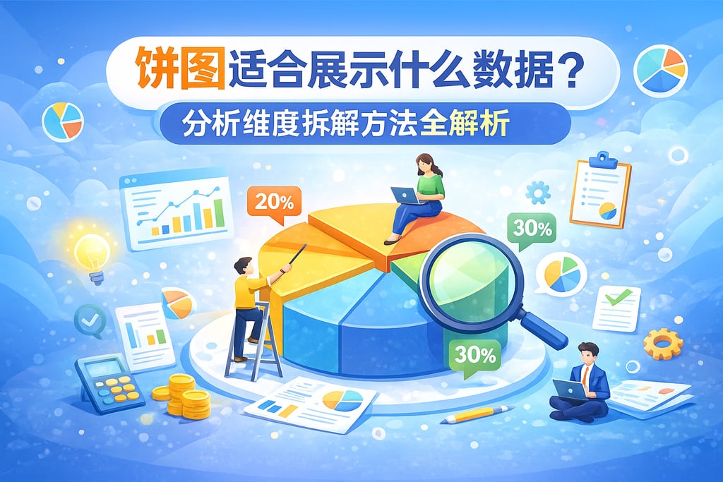 饼图适合展示什么数据？分析维度拆解方法全解析