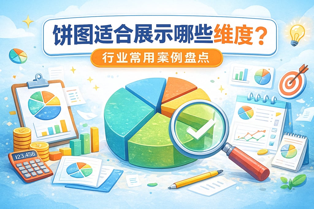 饼图适合展示哪些维度？行业常用案例盘点