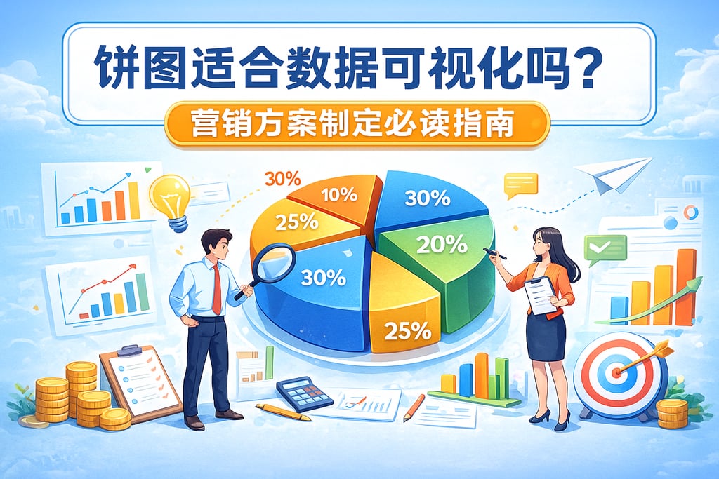 饼图适合数据可视化吗？营销方案制定必读指南