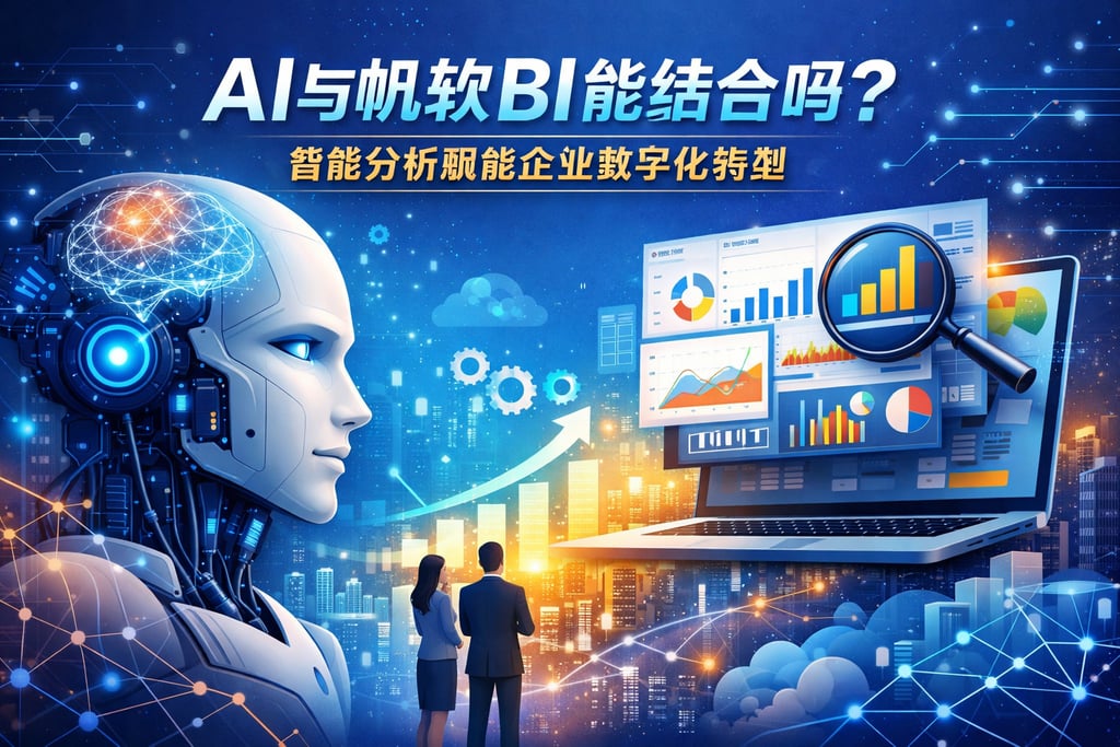 AI与帆软BI能结合吗？智能分析赋能企业数字化转型