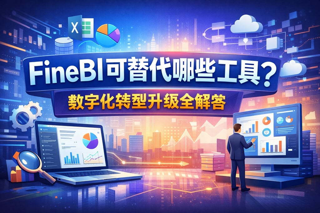 FineBI可替代哪些工具？数字化转型升级全解答