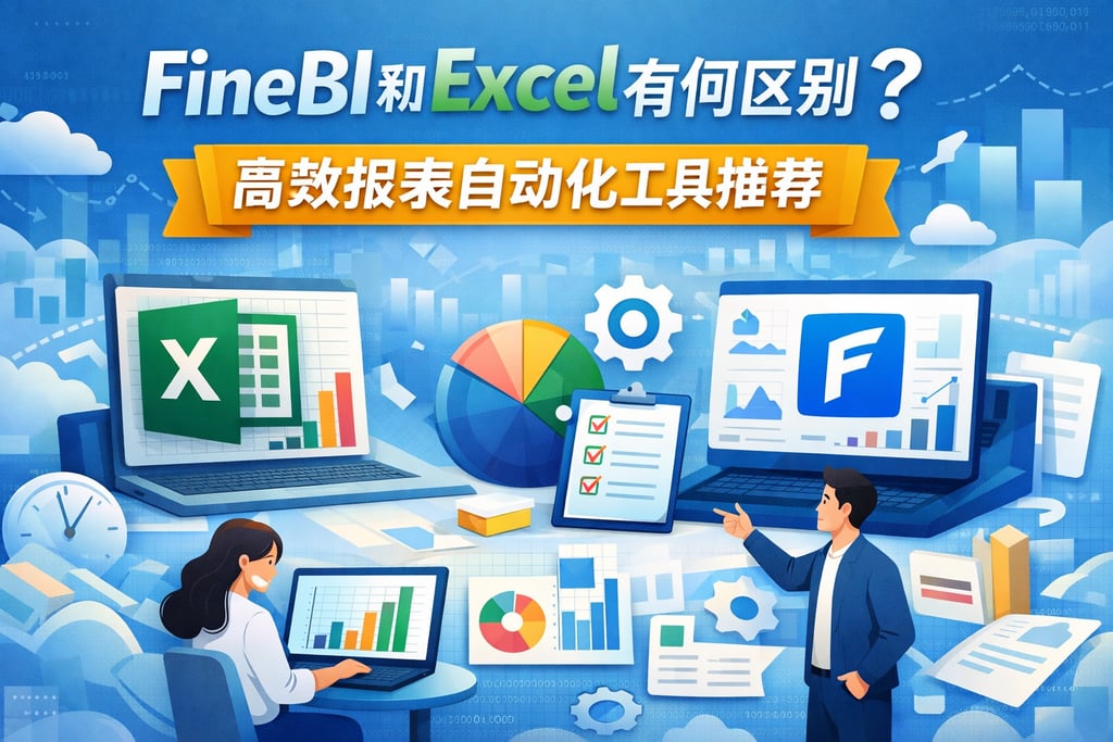FineBI和Excel有何区别？高效报表自动化工具推荐