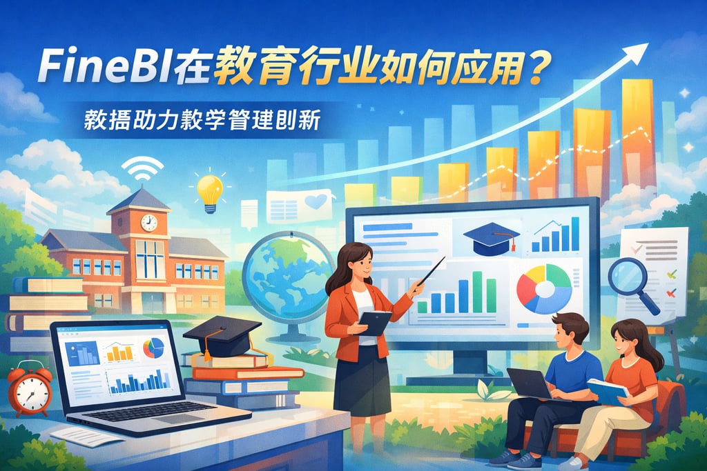 FineBI在教育行业如何应用？数据助力教学管理创新