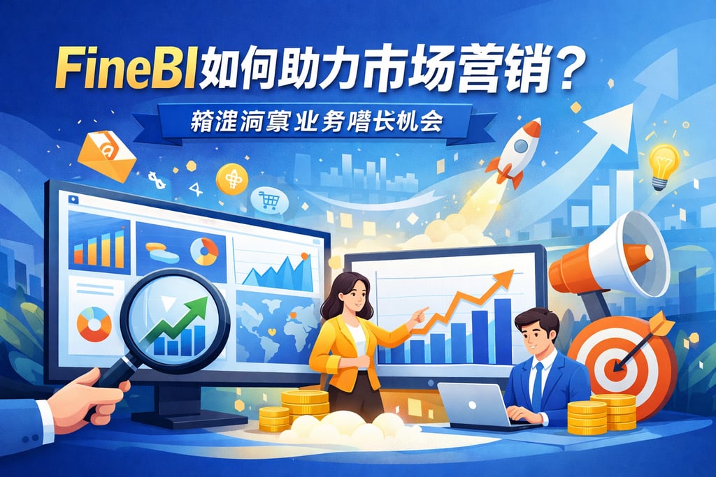 FineBI如何助力市场营销？精准洞察业务增长机会