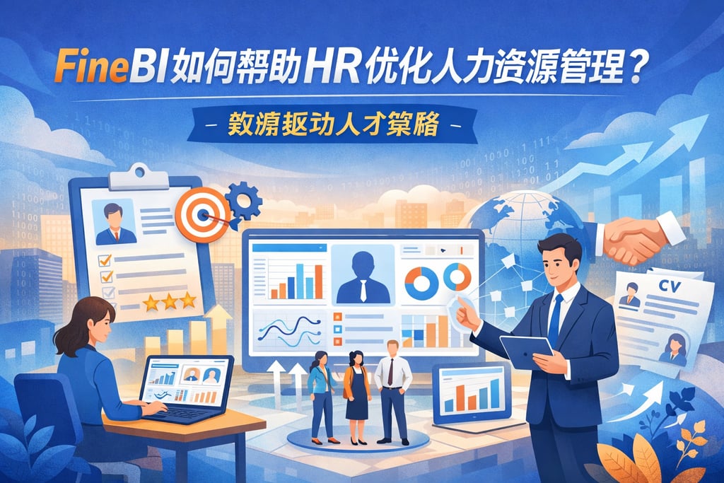 FineBI如何帮助HR优化人力资源管理？数据驱动人才策略