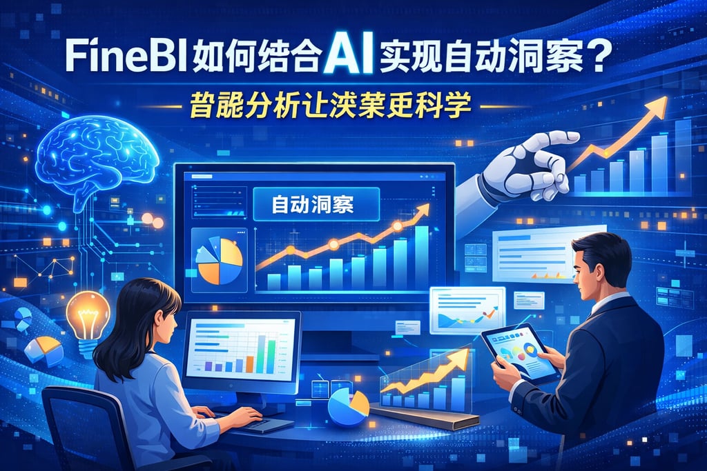 FineBI如何结合AI实现自动洞察？智能分析让决策更科学