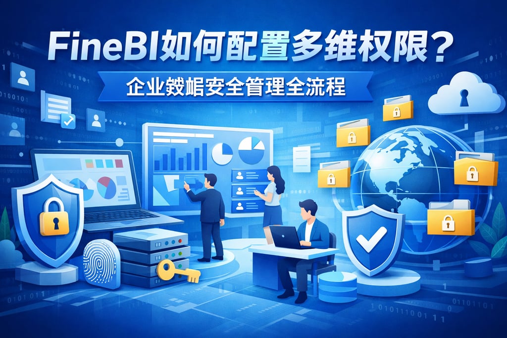 FineBI如何配置多维权限？企业数据安全管理全流程