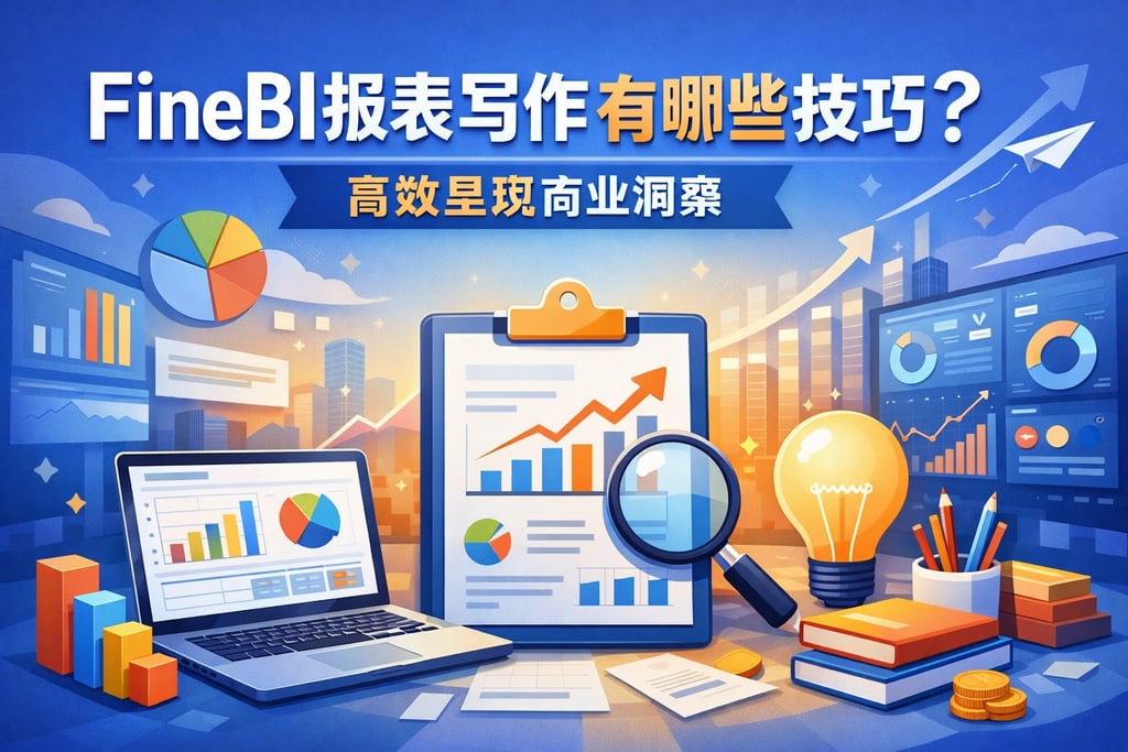 FineBI报表写作有哪些技巧？高效呈现商业洞察