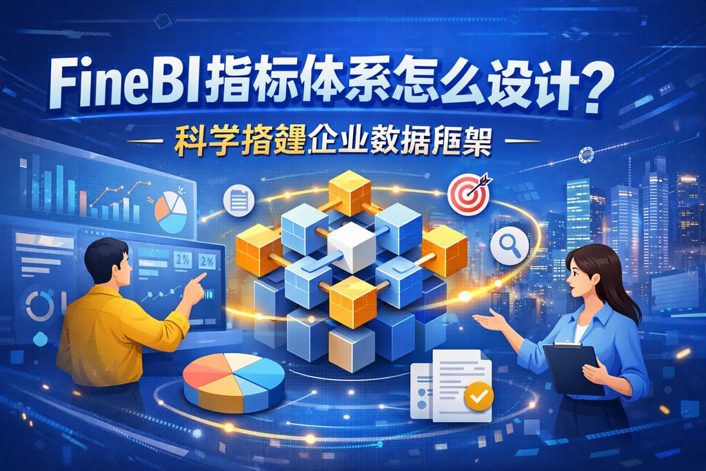FineBI指标体系怎么设计？科学搭建企业数据框架