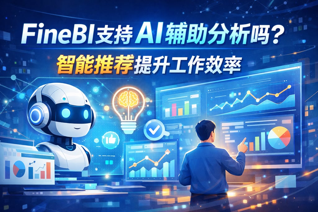 FineBI支持AI辅助分析吗？智能推荐提升工作效率