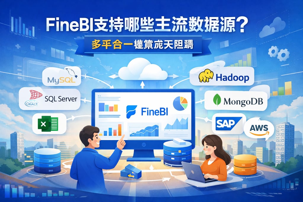 FineBI支持哪些主流数据源？多平台一键集成无阻碍