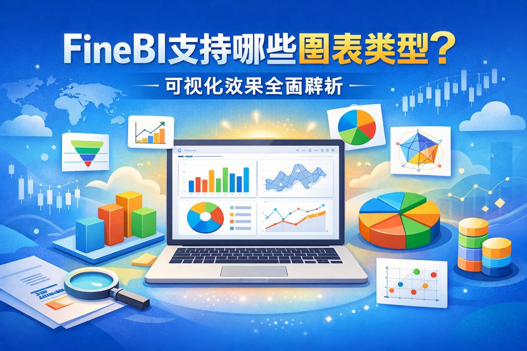 FineBI支持哪些图表类型？可视化效果全面解析
