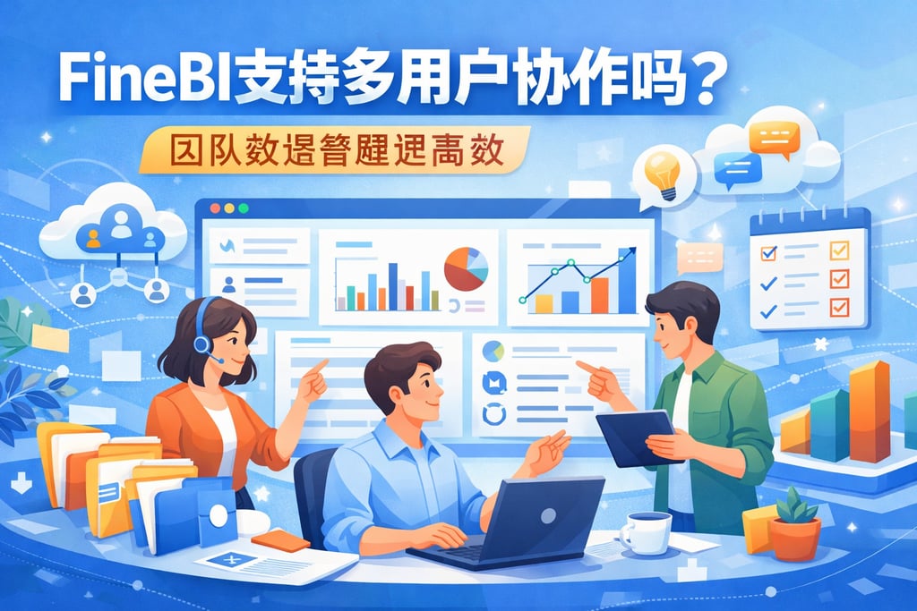 FineBI支持多用户协作吗？团队数据管理更高效