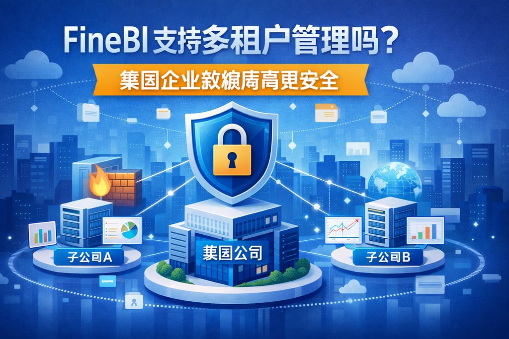 FineBI支持多租户管理吗？集团企业数据隔离更安全