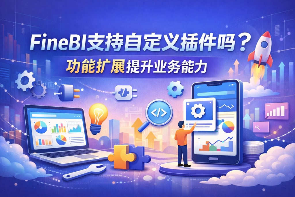 FineBI支持自定义插件吗？功能扩展提升业务能力