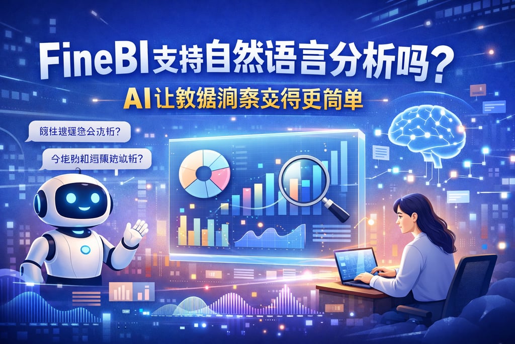 FineBI支持自然语言分析吗？AI让数据洞察变得更简单