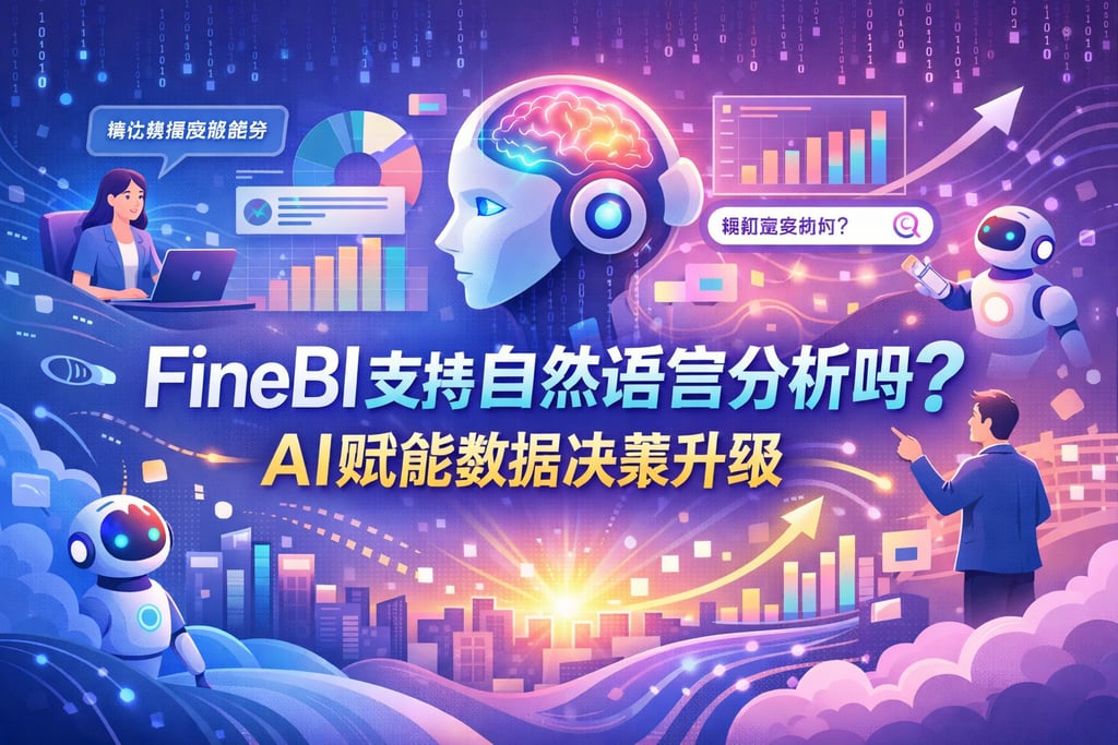 FineBI支持自然语言分析吗？AI赋能数据决策升级