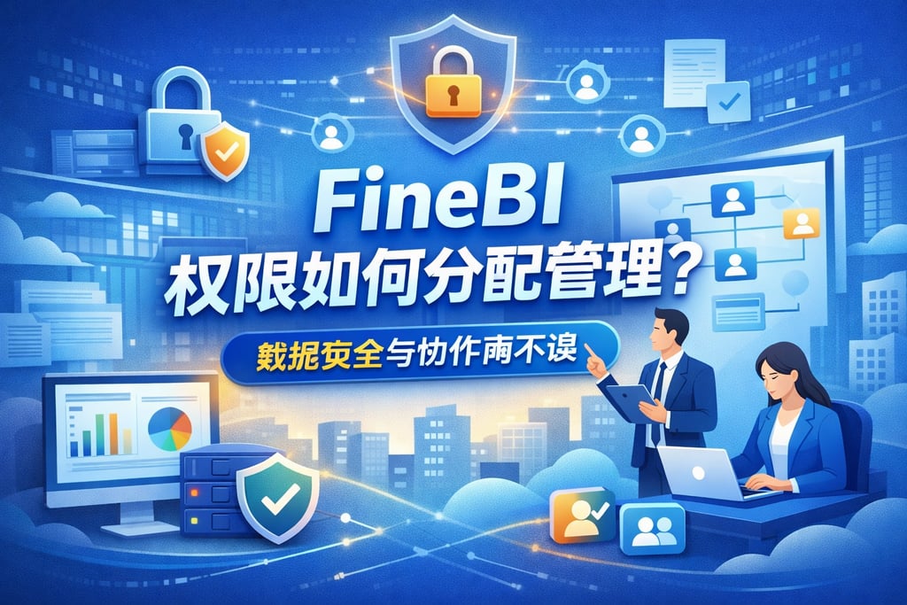 FineBI权限如何分配管理？数据安全与协作两不误