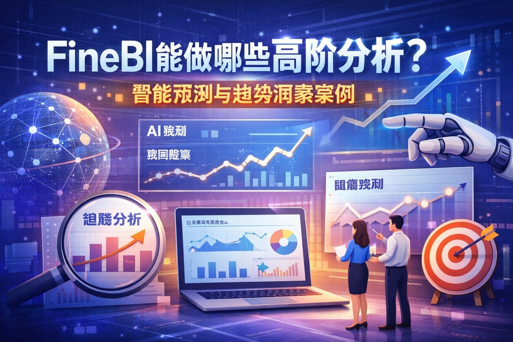 FineBI能做哪些高阶分析？智能预测与趋势洞察案例