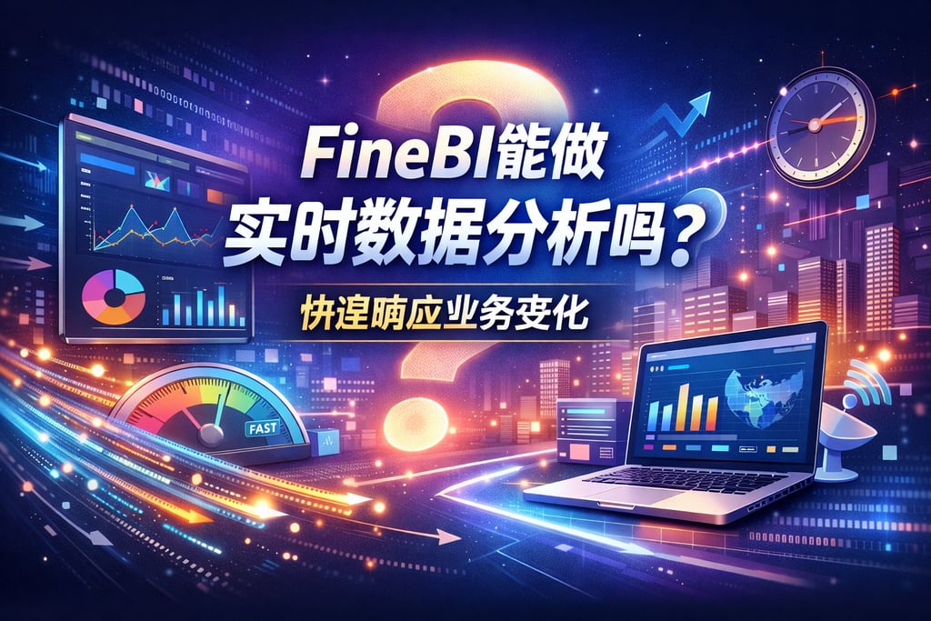 FineBI能做实时数据分析吗？快速响应业务变化