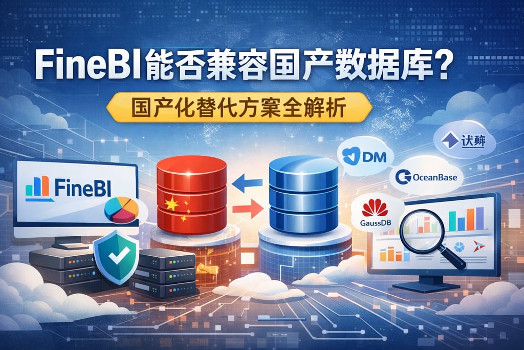 FineBI能否兼容国产数据库？国产化替代方案全解析