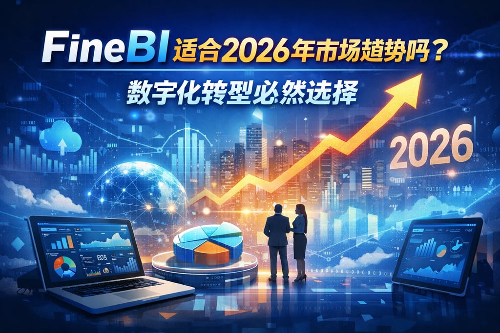 FineBI适合2026年市场趋势吗？数字化转型必然选择
