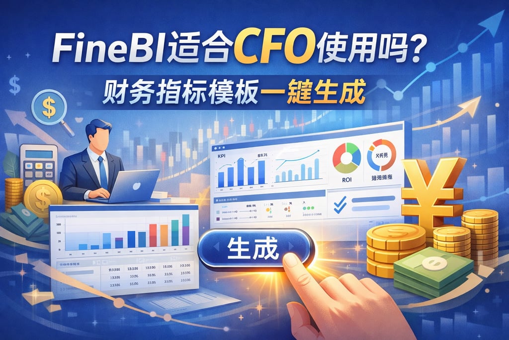 FineBI适合CFO使用吗？财务指标模板一键生成