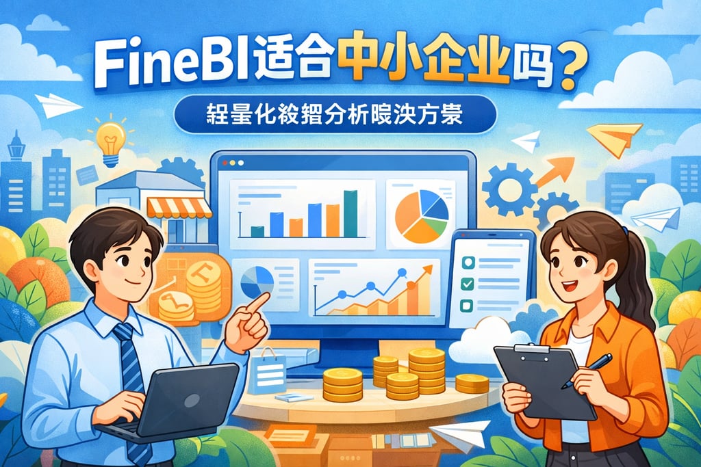 FineBI适合中小企业吗？轻量化数据分析解决方案